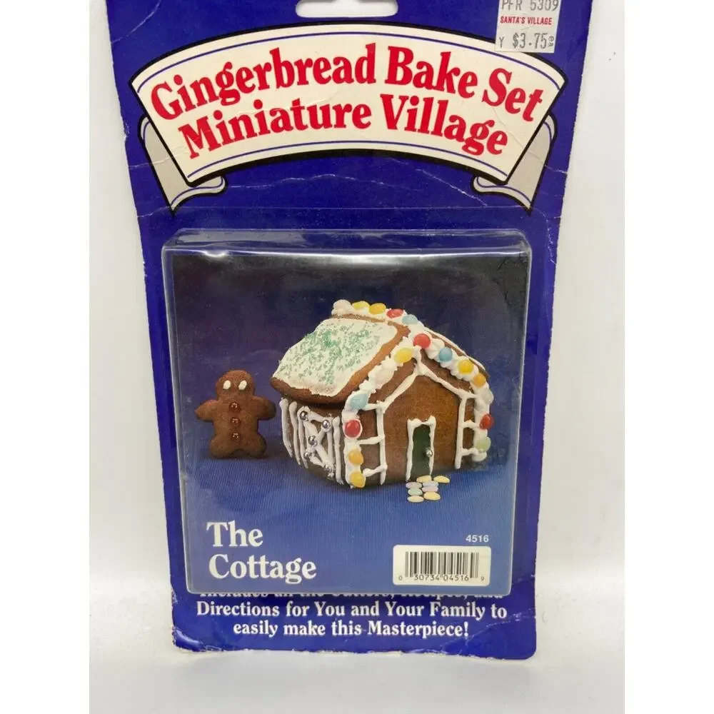 New Fox Run Gingerbread Bake‎ Miniature Village Kits The Church & The Cottage